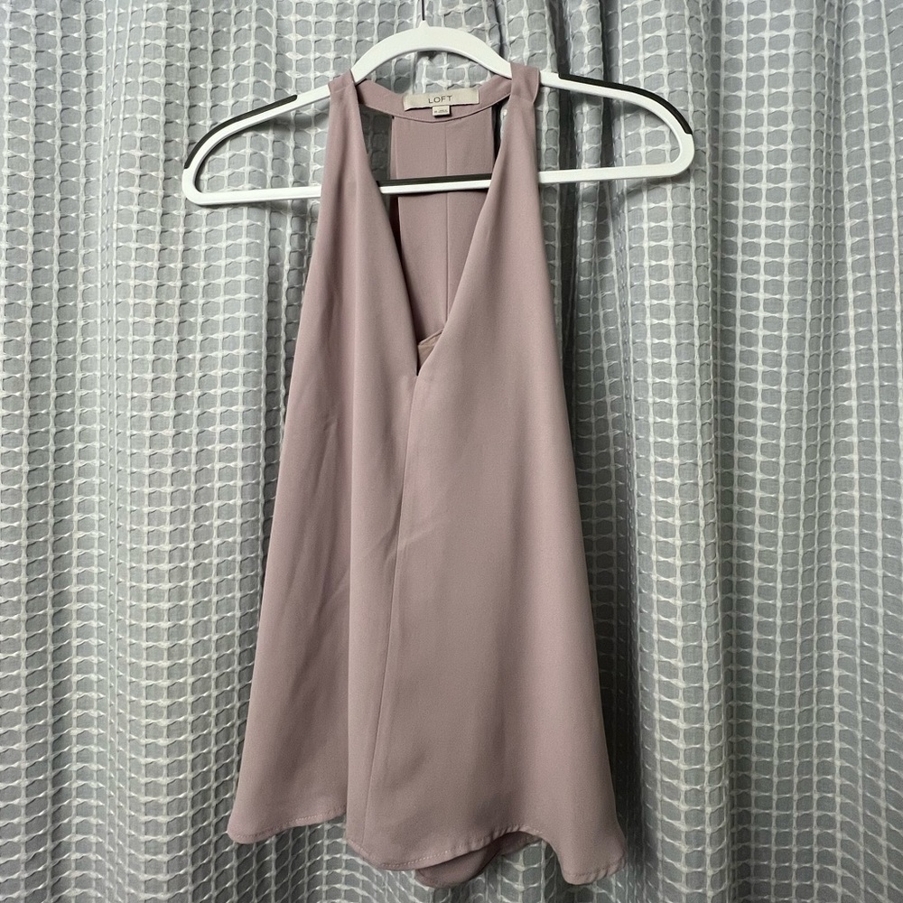 Loft halter work shirt